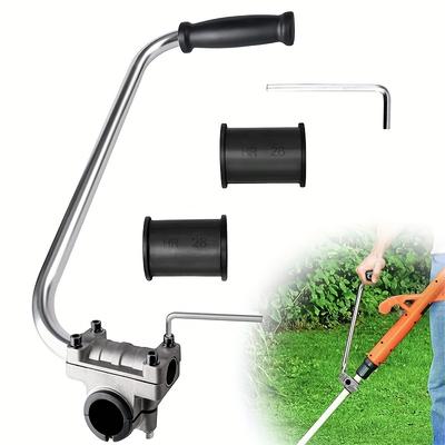 TEMU Ergonomic Trimmer Handle Extension, Adjustable Lawn Mower Hand Support Accessory With And Aluminum Alloy For Garden Landscape Image