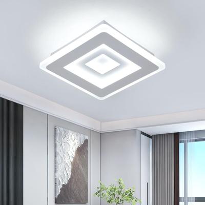 Led Deckenleuchte Quadratisch Modern, Deckenlampe 28W 3150LM, Weißes Acryllicht für Wohnzimmer, Image
