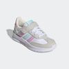 Sneaker ADIDAS SPORTSWEAR "RUN 70S 2.0 KIDS", Gr. 34, cloud weiß, bliss lila, halo mint, Textil, Leder, sportlich, Schuhe