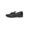 Loafer HENRY STEVENS "Wallace TL", Herren, Gr. 45, schwarz, Leder, elegant, Schuhe