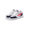 Sneaker FILA "FILA HYPERT", Gr. 43, weiß, fila navy, fila rot, Synthetik, Textil, Leder, sportlich, Schuhe