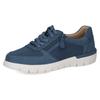 Keilsneaker CAPRICE, Damen, Gr. 37, blau, Leder, Textil, sportlich, Schuhe, Freizeitschuh, Halbschuh, Schnürschuh in Komfortweite H (=sehr weit)