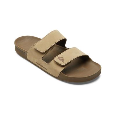 Sandale QUIKSILVER "Rivi Nubuck", Gr. 9(40), beige (tan 1), Lederobermaterial / Textil-Futter / TPR-Sohle, Schuhe Image