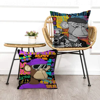 S-SneakerS A-Ape 45*45cm Kissenbezug Kissenbezug Dekor Kissenbezug Home Kissenbezug für Couchkissen Image