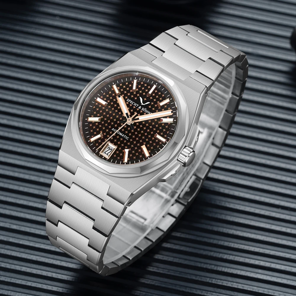 Dropshipping 2025 Luxus Marke Specht & Söhne 37 MM Automatische Uhr AR Beschichtung Sapphire Kristall NH35A Movt Mechanische Uhren Image
