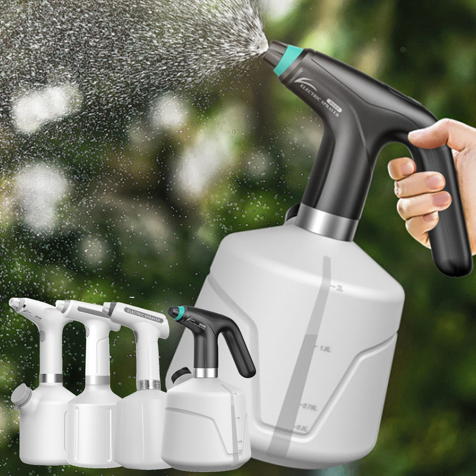 1/2L Elektrische Anlage Spray Flasche Automatische Bewässerung Fogger USB Elektrische Desinfektion Sprayer Bewässerung Maschine Pflanzen Garten Werkzeug Image