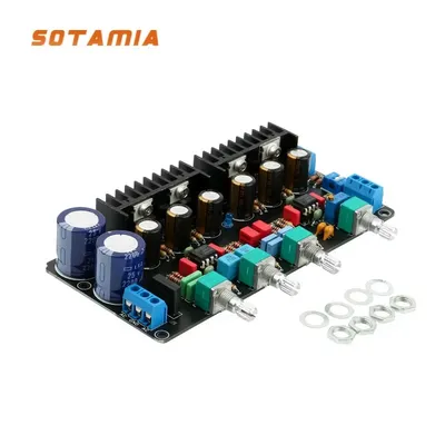 SOTAMIA HIFI Verstärker Tone Preamp Audio Board NE5532 OP AMP Tuning Vorverstärker Klasse A Parallel Image