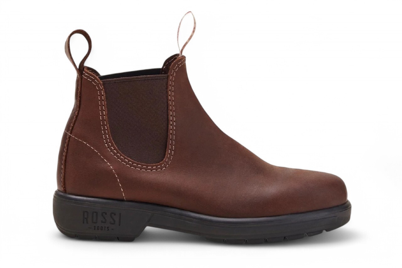 Rossi 303 Endura Chelsea-Stiefel aus Redwood-Braun