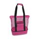 Large Mesh Beach Tote Bag with Insulated Cooler – Waterproof Travel Shoulder Bag for Women Men, Lightweight Sandproof Picnic Bag for Pool, Vacation, Camping Outdoor Activities
