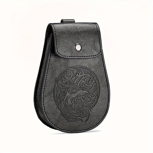 Punk Gothic Mittelalterlich 17. Jahrhundert Tasche Gürteltasche Würfelbeutel Kostüm Herren Damen Unisex Karneval Maskerade Halloween Maskerade Erwachsene Tasche Image