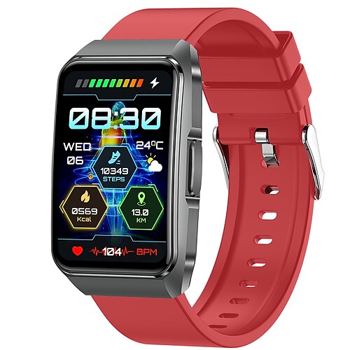 iMosi ET650 Smartwatch Fitness Tracker ECG Temperaturmonitor Bluetooth Android iOS wasserdicht 1,57 Image