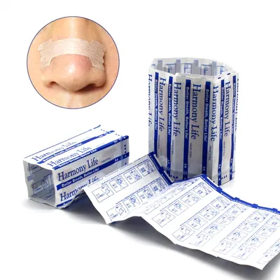 50PCS Harmony Life Anti Snoring Nasal Patch Good Sleep Nasal Stop Snoring Strip Easier HealthCare