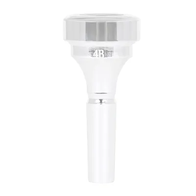 4B Cornet Mouthpiece Silver Plated Brass Cornet Horn Mouthpiece Professional Brass Instrument