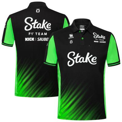 Stake Sauber F1 Mannschaft 2025 Mannschaft Polo Image