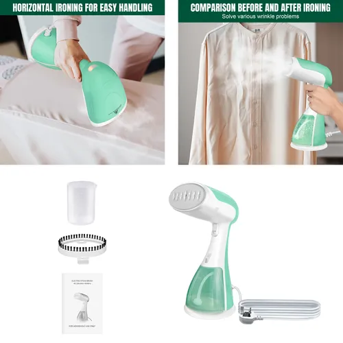 Défroisseur vapeur Portable pour vêtements avec 30 secondes de chauffage rapide, défroisseur portatif pour vêtements en tissu, fer à vapeur pour voyage, bricolage, réservoir de 300ML pour la maison