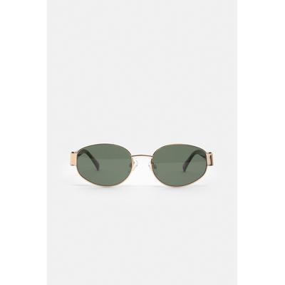 Metal Sunglasses With Wide Temples