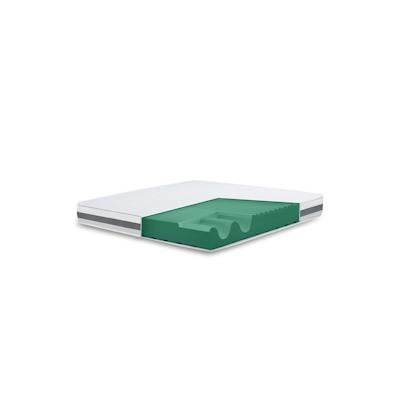 The White Stone Doppelmatratze 155x210 Basic, Antibakteriell, Anti-Milben, Anti-Allergie.| Höhe 16 cm | Made in Italy Image