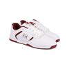 Sneaker DC SHOES "Central", Gr. 9(42), weiß, lila wine, Obermaterial: Leder / Futter: Textil / Außensohle: Gummi, Schuhe