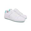 Sneaker DC SHOES "Manteca 4", Gr. 5(36), weiß, aquarius, 53.02% Leder, 46.98% Synthetikmaterial, Schuhe