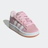 Sneaker ADIDAS ORIGINALS "CAMPUS 00S COMFORT CLOSURE ELASTIC LACES KIDS", Kinder, Gr. 27, clear pink, cloud weiß, gum 2, Leder, Synthetik, sportlich, Schuhe, für Kinder