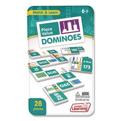 Junior Learning Inc Place Value Dominoes, Ages 6 to 12 (JRL489)