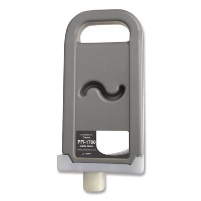 Innovera Compatible Matte Black Ink, Replacement for PFI-1700 (0774C001AA), 700 mL (CTGWCPFI1700MB)