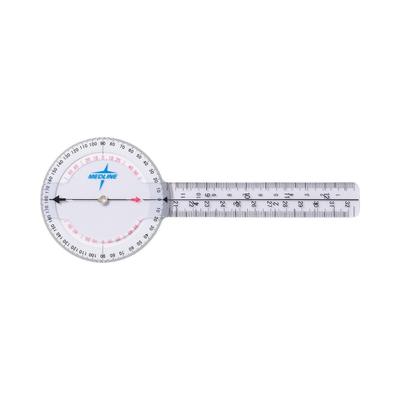 Medline Plastic Goniometer, 8" (20.3 cm), 1 EA (MDSR006550)