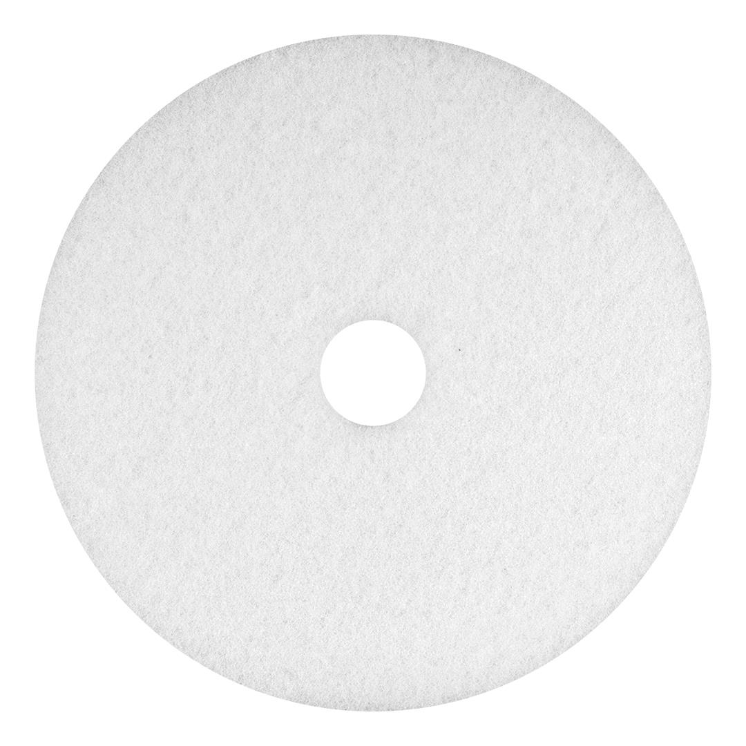 Medline Ultra-High-Speed Polishing Floor Pad, White, 20", 5/CS (EVSPPLSH20W)