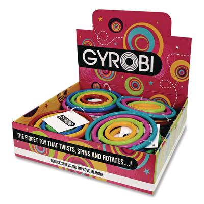 TPG Creations Gyrobi Fidget Toy, Small, Assorted Colors, 24/Carton (TPG860)