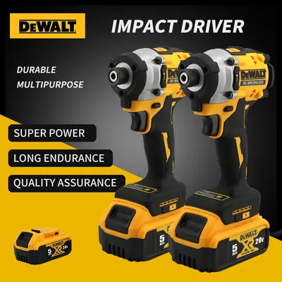DEWALT DCF860 Kit Brushless Cordless Premium Lmpact Driver 282N. M 20V Power Tools with Battery