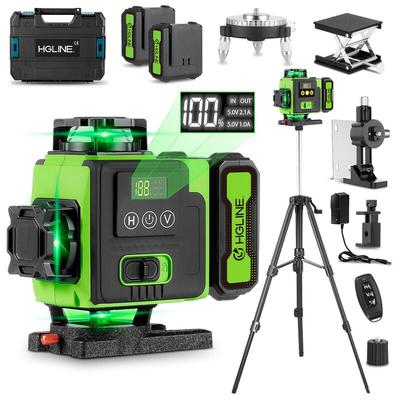 Laser-Nivellier-LCD-Display, Bluetooth-Grünstrahl-Kreuzlinien-Fliesenwerkzeug, 360° Image