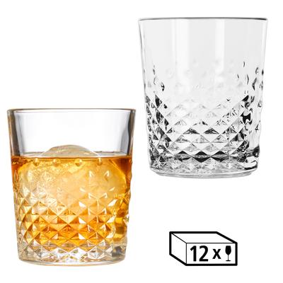 Tumbler-Glas LIBBEY "Libbey D.O.F Glas 12er Set -OCULAR-", transparent, H:11,00cm Ø:9,00cm, Glas, Trinkgefäße, 355 ml, hochwertig verarbeitet, im modernen Design Image