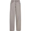 Bequeme Jeans URBAN CLASSICS "Urban Classics Ladies Mid Waist 90´s Jeans", Damen, Gr. 31, Normalgrößen, grau (lighter dirty washed), 100% Baumwolle, unifarben, casual, Jeans