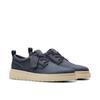 Schnürschuh CLARKS "Polden Lace", Herren, Gr. 44, blau (navy leather), Leder, casual, Schuhe, Schnürschuh, Business Schuh mit herausnehmbarem Fußbett
