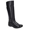 Stiefel JOSEF SEIBEL "Charlotte 11", Damen, Gr. 38, Normalschaft, schwarz, Leder, unifarben, sportlich, Schuhe, Winterstiefel, Stiefelette, Komfortschuh mit flachem Absatz