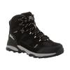 Wanderschuh JACK WOLFSKIN "TRAIL HIKER TEXAPORE MID K", Gr. 37, grau (phantom), Leder, Textil, sportlich, Schuhe, wasserdicht