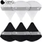3Pcs Puderquaste Weichen Dreieck Make-Up Puff Velours Kosmetische Foundation Blender Schwamm Schönheit Make-Up Schwamm Kosmetik Zubehör