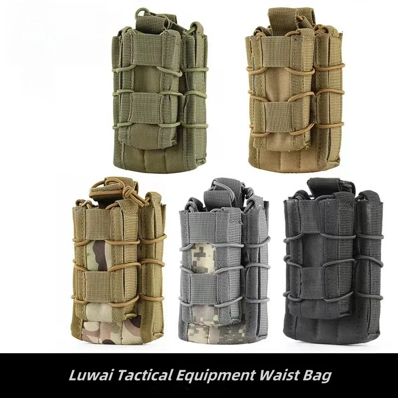 Mutter-Kind-Doppelketten-Schnell verschluss clip 9mm 5,56 Molle-Lauf tasche Molle-Zubehör tasche Image