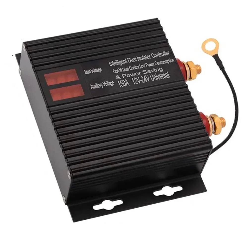 150 Ampere Doppel batterie Smart Isolator Universal 12V/24V spannungs empfindliches Relais für ATV, Utv, RV, LKW Image
