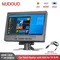 MJDOUD 7-Zoll-Auto-HDMI-Monitor für TV, PC, Computer mit VGA-Display, 1024 x 600 LCD-Bildschirm für Heimsicherheitssystem, Rückfahrkamera