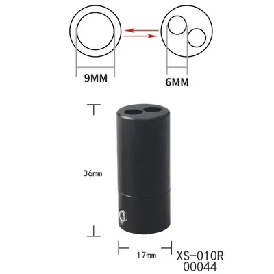 1PCS HiFi Audio Aluminium Legierung Lautsprecher Banana RCA Stecker Kabel Draht SplitterY Hose Image