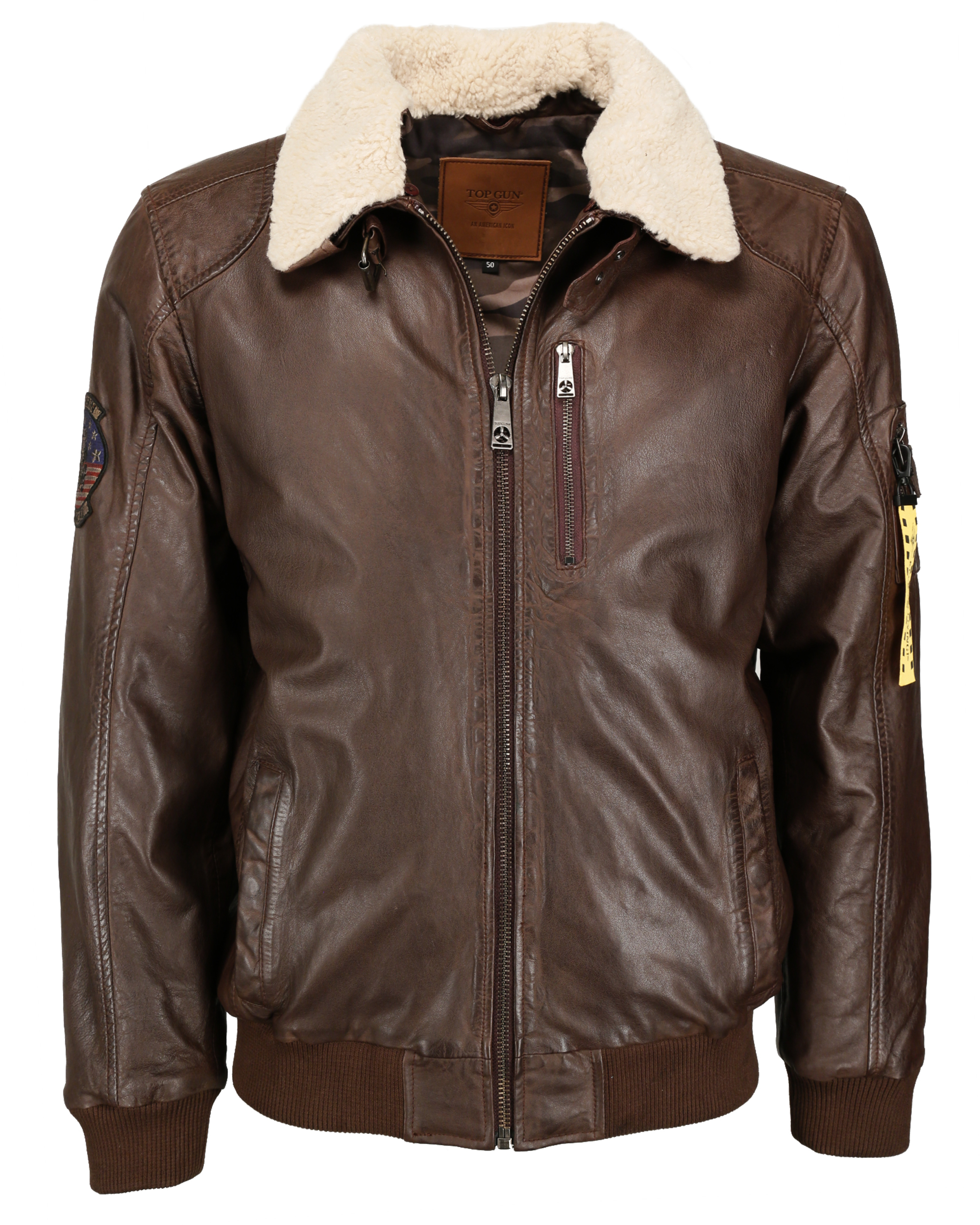 Top Gun Lederjacke TG20193144 Image