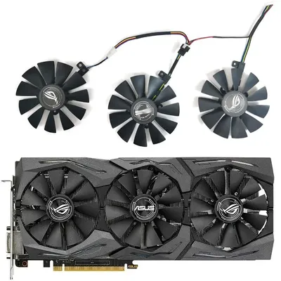 NEW 87mm 6-pin T129215SU GTX1060 1070 1080 GPU for ASUS Strix GTX 1060 OC 1080 1070 1080Ti RX 480