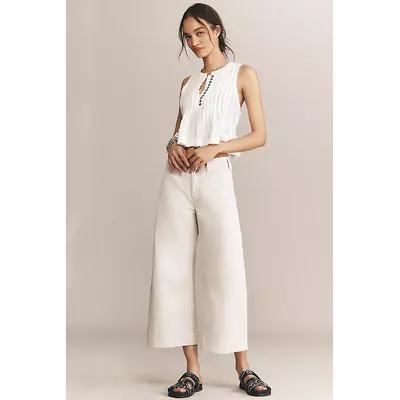 Pilcro Slouchy Cropped Carpenter Trousers