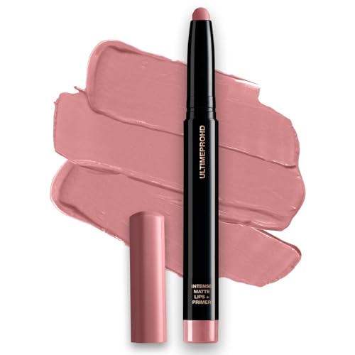 Ultim.e Pro Hd Intense Matte Lipstick + Primer - Tease (Nude) | 9Hr Long Stay | Flawless Hd Matte Finish | Intense Color | Lightweight | Smooth Glide | Primer Infused, 1.4G (Pack Of 1)