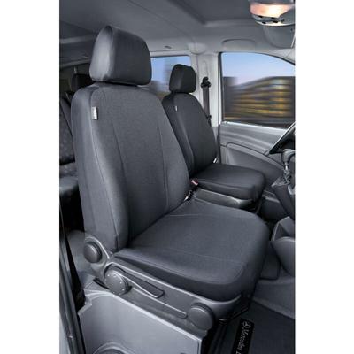 Passform Sitzbezug aus Stoff kompatibel mit Mercedes-Benz Viano/Vito, 2 Einzelsitze vorne Image