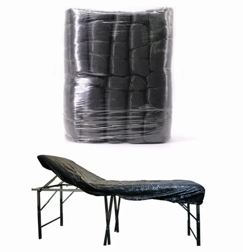 10 Stück elastische Matratze Einweg Tattoo Bett Stuhlhussen Kunststoff wasserdichte schwarze elastische Matratze Studio Tattoo Supplies Image