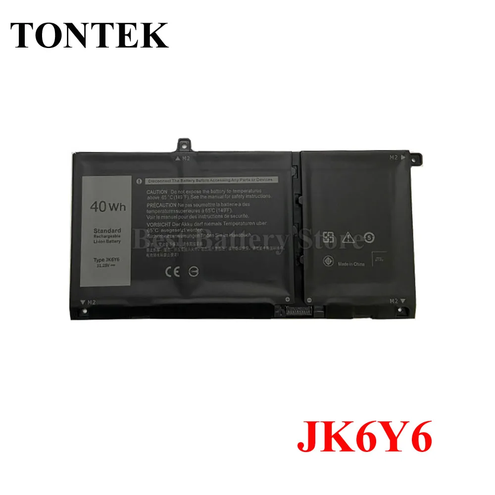 JK6Y6 40WH H5CKD 53WH Laptop Akku Für Dell Latitude 3410 3510 Vostro 14 5402 5501 5502 Inspiron 5300 5301 9077G Image