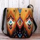 borsa a tracolla da donna con stampa fenice vintage – borsa a tracolla boho con tracolla regolabile, borsa a tracolla in stile etnico per viaggi, shopping e uso quotidiano