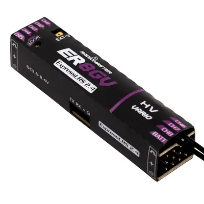 Radiomaster ER8GV 8CH PWM CRSF ExpressLRS Receiver For Fixed-wing Aircraft Gliders